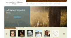 Desktop Screenshot of morgan-funeralhome.com